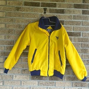 Vintage WV Polar Fleece lined zip up jacket. size medium in good vintage shape